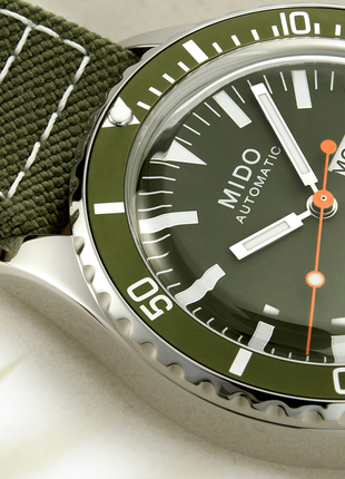 Mido Ocean Star Tribute Green