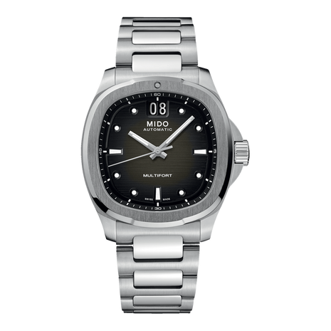 Mido Multifort TV Big Date Grey SS