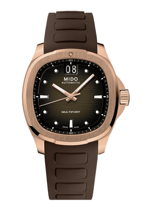 Mido Multifort TV Big Date Brown RG