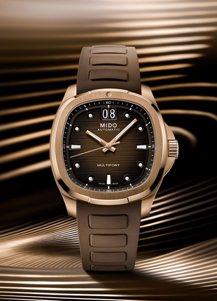 Mido Multifort TV Big Date Brown RG