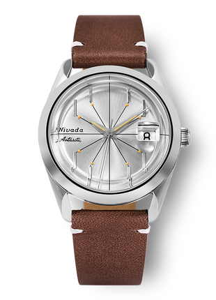 Nivada Grenchen Antarctic Spider Silver