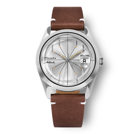 Nivada Grenchen Antarctic Spider Silver