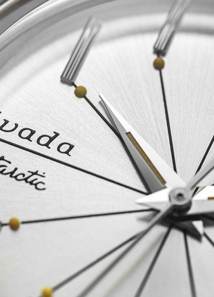 Nivada Grenchen Antarctic Spider Silver