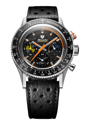 Nivada Grenchen Chronoking Mecaquartz Racing Carbon