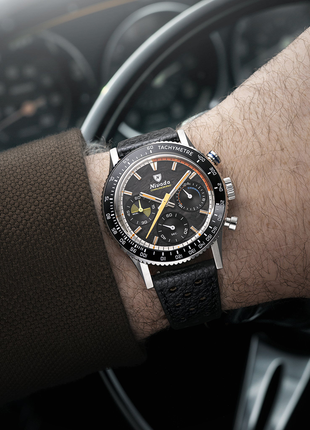 Nivada Grenchen Chronoking Mecaquartz Racing Carbon