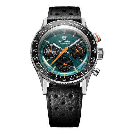 Nivada Grenchen Chronoking Mecaquartz Racing Green