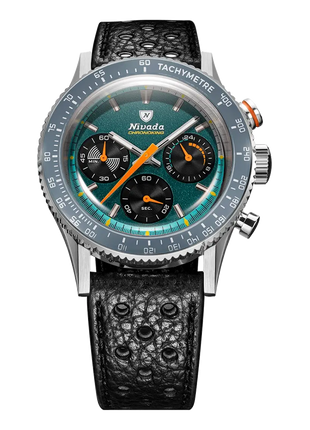 Nivada Grenchen Chronoking Mecaquartz Racing Green