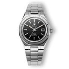 Nivada Grenchen F77 Black with Date