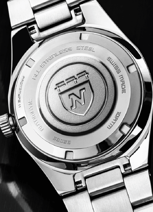 Nivada Grenchen F77 Black with Date