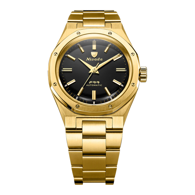 Nivada Grenchen F77 Mark II Gold