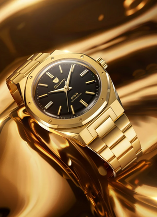 Nivada Grenchen F77 Mark II Gold