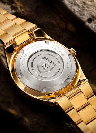 Nivada Grenchen F77 Mark II Gold