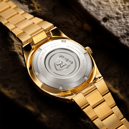 Nivada Grenchen F77 Mark II Gold