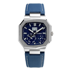 NO IDENTITY Cuboid Navy Leather