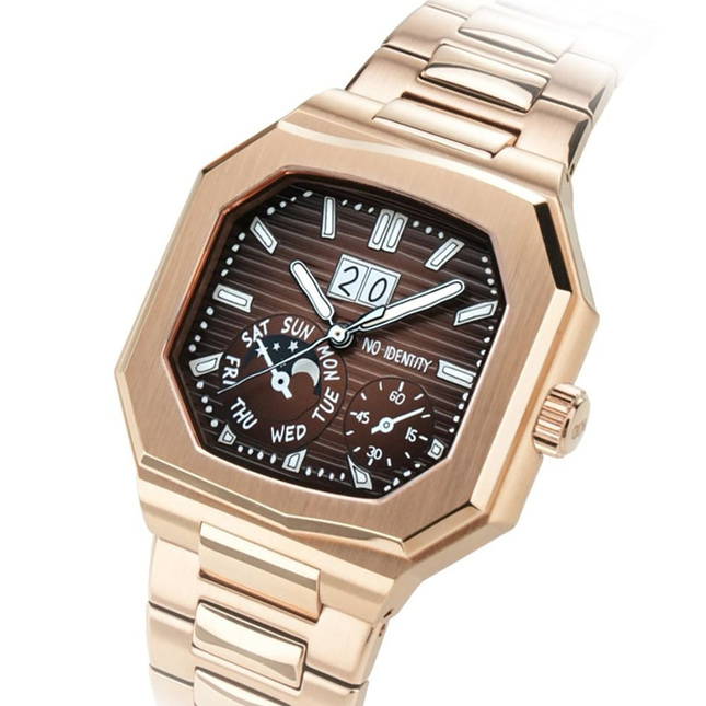 NO IDENTITY Cuboid Rose Gold