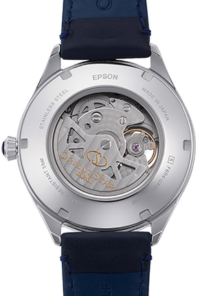 Orient Star Classic Semi-Skeleton Blue