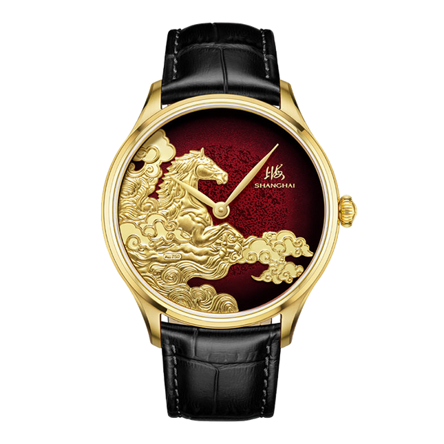 Shanghai Watches Auspicious Steeds Limited Edition Red