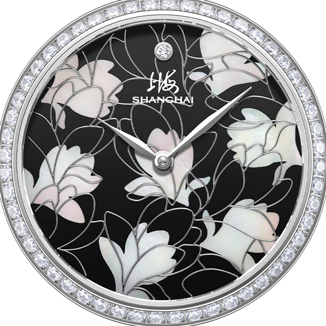 Shanghai Watches Magnolia Blossom Silver 36mm