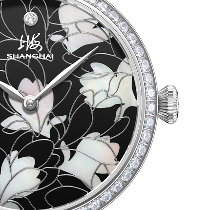 Shanghai Watches Magnolia Blossom Silver 36mm