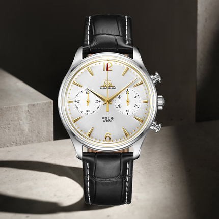 Shanghai Watches Pioneer Chronograph 39mm Gold Special Edition