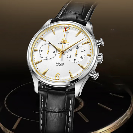 Shanghai Watches Pioneer Chronograph 39mm Gold Special Edition