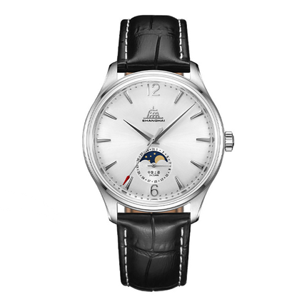 Shanghai Watches 1955 Moonphase 39mm Special Edition Silver