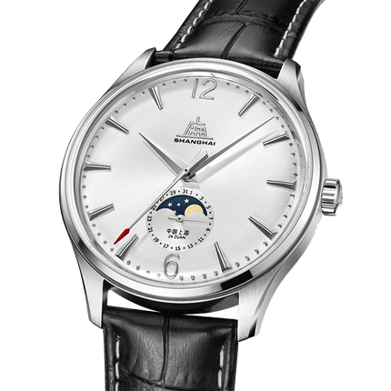 Shanghai Watches 1955 Moonphase 39mm Special Edition Silver