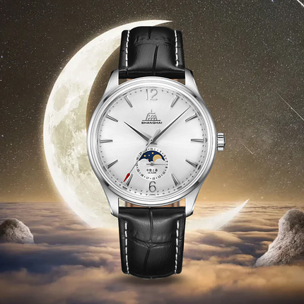 Shanghai Watches 1955 Moonphase 39mm Special Edition Silver