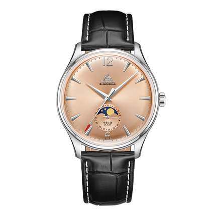 Shanghai Watches 1955 Moonphase 39mm Special Edition Salmon