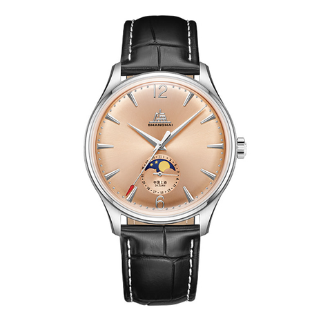 Shanghai Watches 1955 Moonphase 39mm Special Edition Salmon