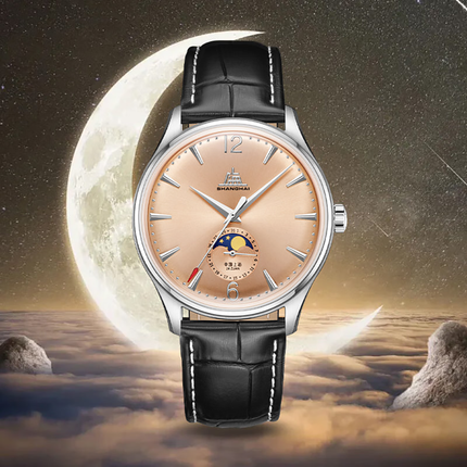 Shanghai Watches 1955 Moonphase 39mm Special Edition Salmon