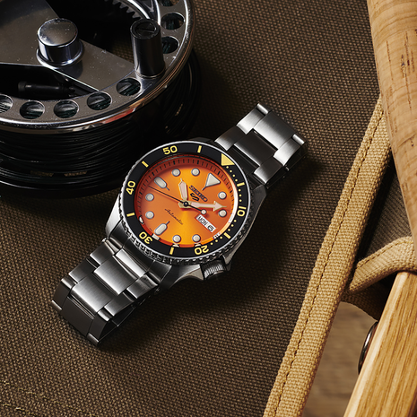 Seiko 5 Sports SRPD59K1 Orange SSB