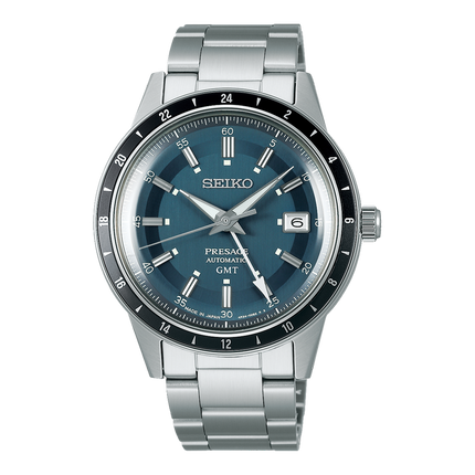 Seiko Presage SSK009J1 Style60s GMT Blue