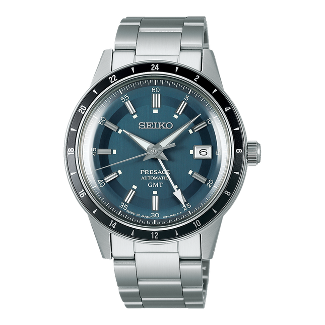 Seiko Presage SSK009J1 Style60s GMT Blue