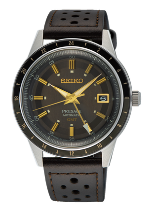 Seiko Presage SSK013J1 Style60s GMT Black
