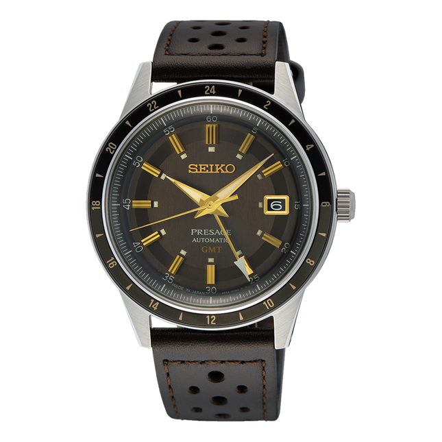 Seiko Presage SSK013J1 Style60s GMT Black