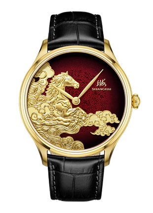 Shanghai Watch Auspicious Steeds 40mm - Red Dial Limited Edition