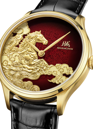 Shanghai Watch Auspicious Steeds 40mm - Red Dial Limited Edition