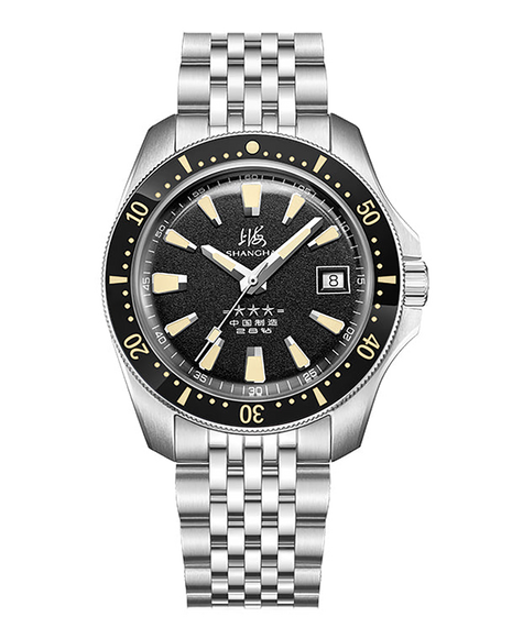 Shanghai Watch Commander Dive 39mm - Black Dial