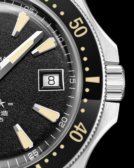 Shanghai Watch Commander Dive 39mm - Black Dial