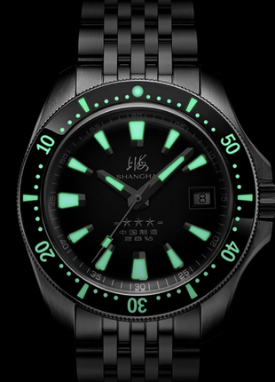 Shanghai Watch Commander Dive 39mm - Green Dial