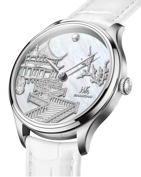 Shanghai Watch Moonlit Serpentine 36mm - White Dial