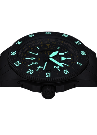 Aviator Airacobra GMT Grey PVD Bracelet