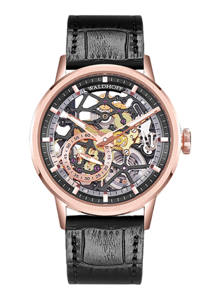 Waldhoff Pioneer Rose Gold Obsidian
