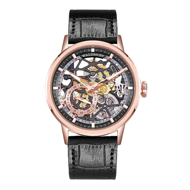 Waldhoff Pioneer Rose Gold Obsidian