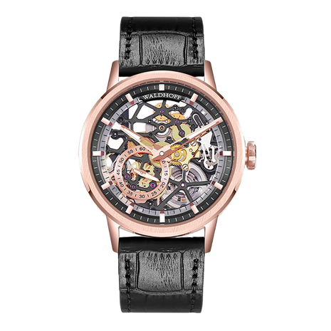 Waldhoff Pioneer Rose Gold Obsidian