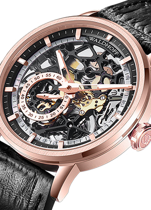 Waldhoff Pioneer Rose Gold Obsidian