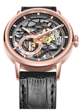 Waldhoff Pioneer Rose Gold Obsidian