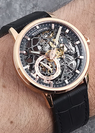 Waldhoff Pioneer Rose Gold Obsidian