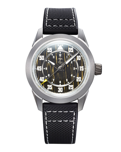 Zelos Eagle 2 Titanium Carbon - Pilot Automatic Watch with LJP G100